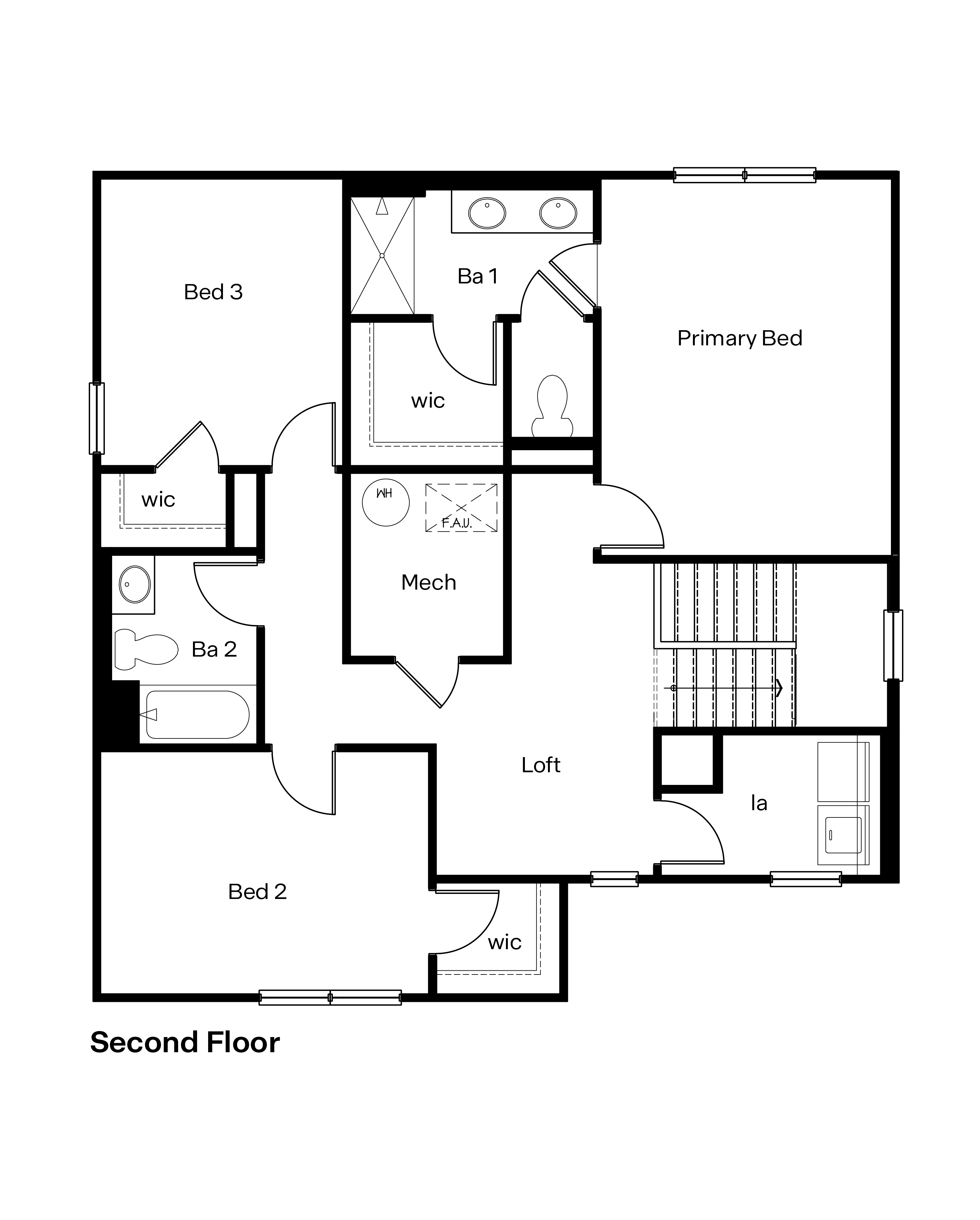 Spencer floorplan second floor