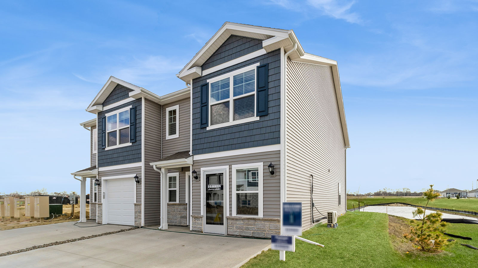 front exterior of pearson townhome