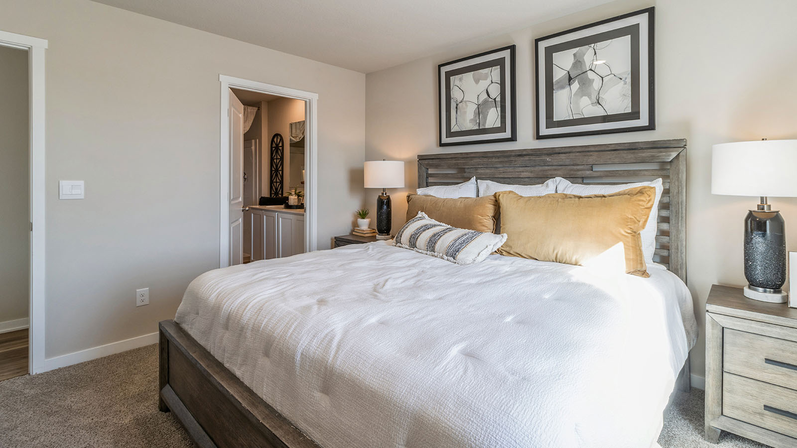 Owner’s retreat with oversized windows, walk-in closet, and tranquil spa-style bathroom for everyday relaxation