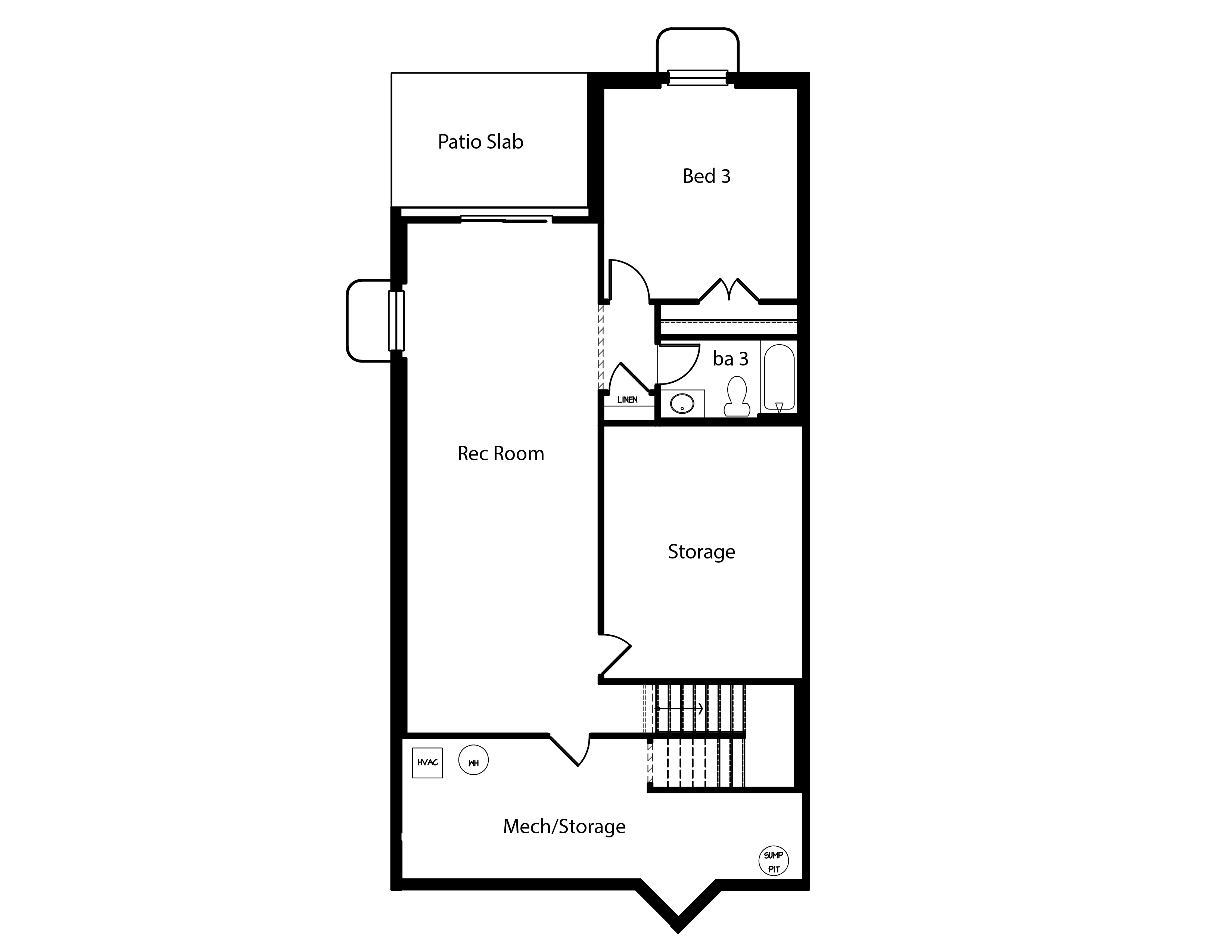 olsen basement floor plan