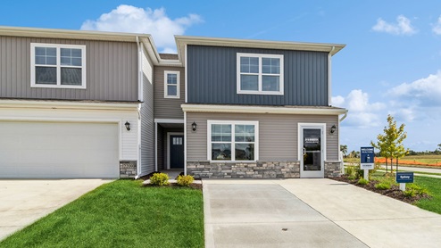 front exterior of sydney southbridge model townhome