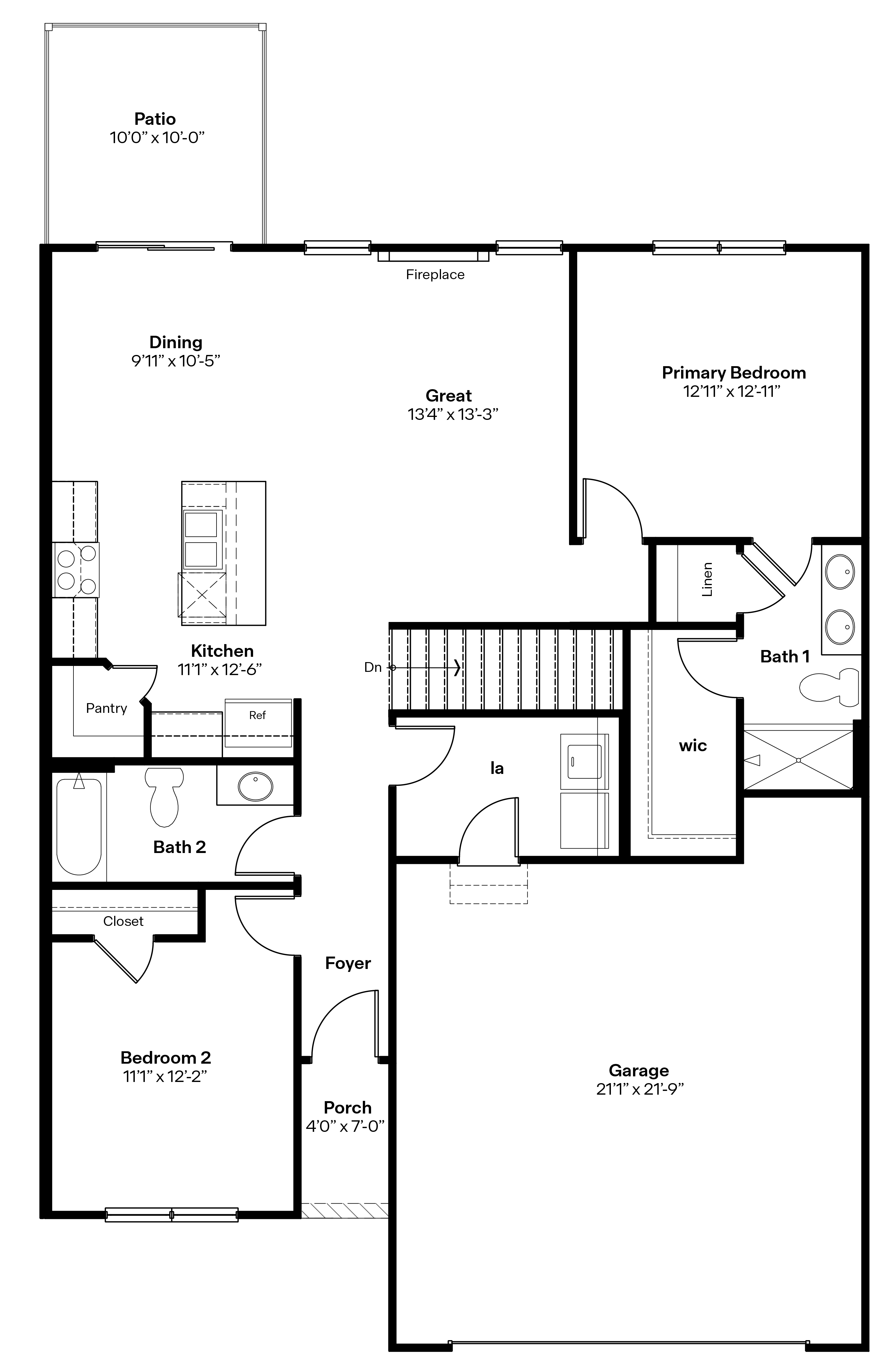 jack main level floor plan