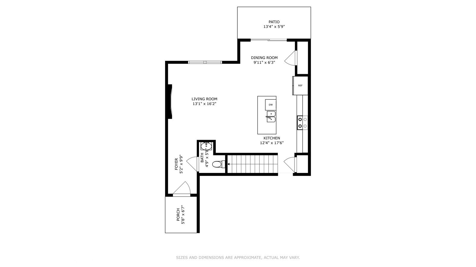 sydney main level floor plan