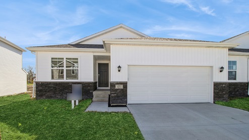 front exterior of Jack twinhome model