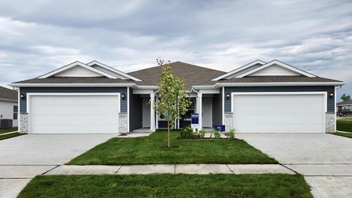 Exterior of model twinhome