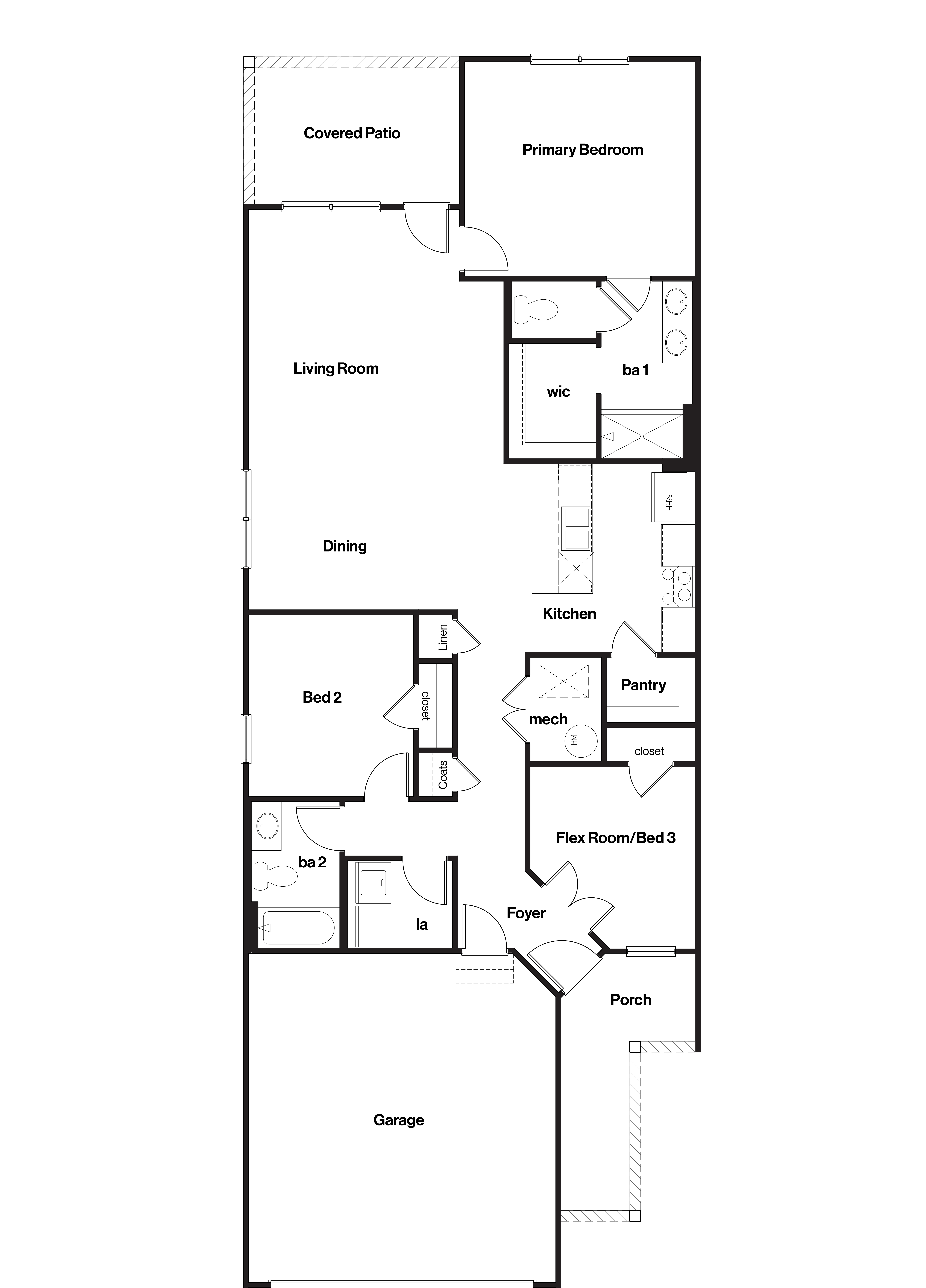 olsen twinhome floor plan
