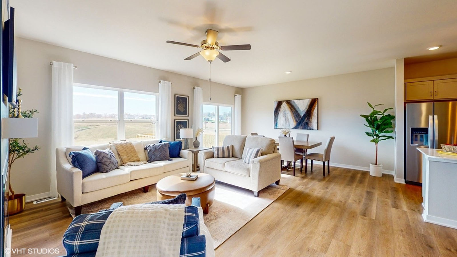 Roland living room, dining room and kitcehn