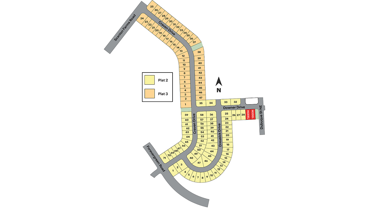 Static Lot Map