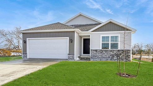 front exterior of hamilton ranch home