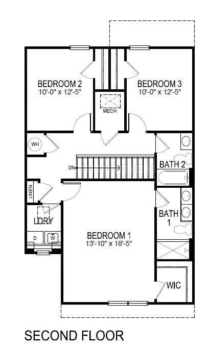 sydney second level floor plan