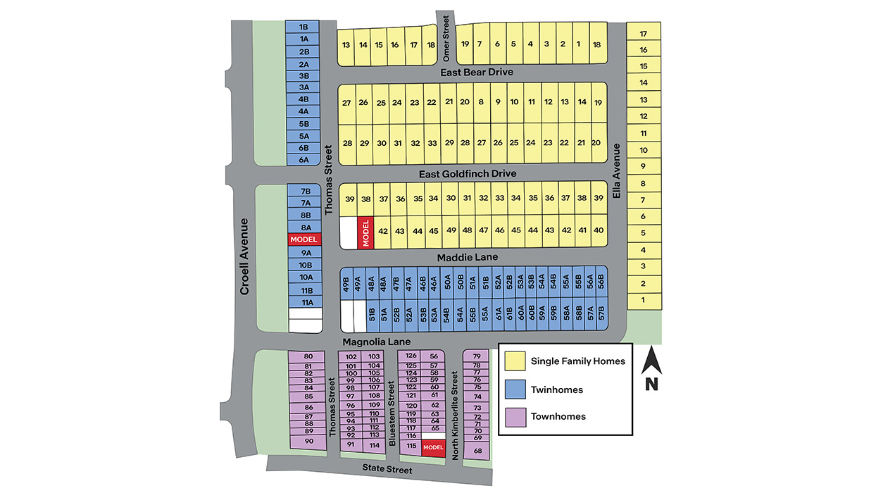 Static Lot Map