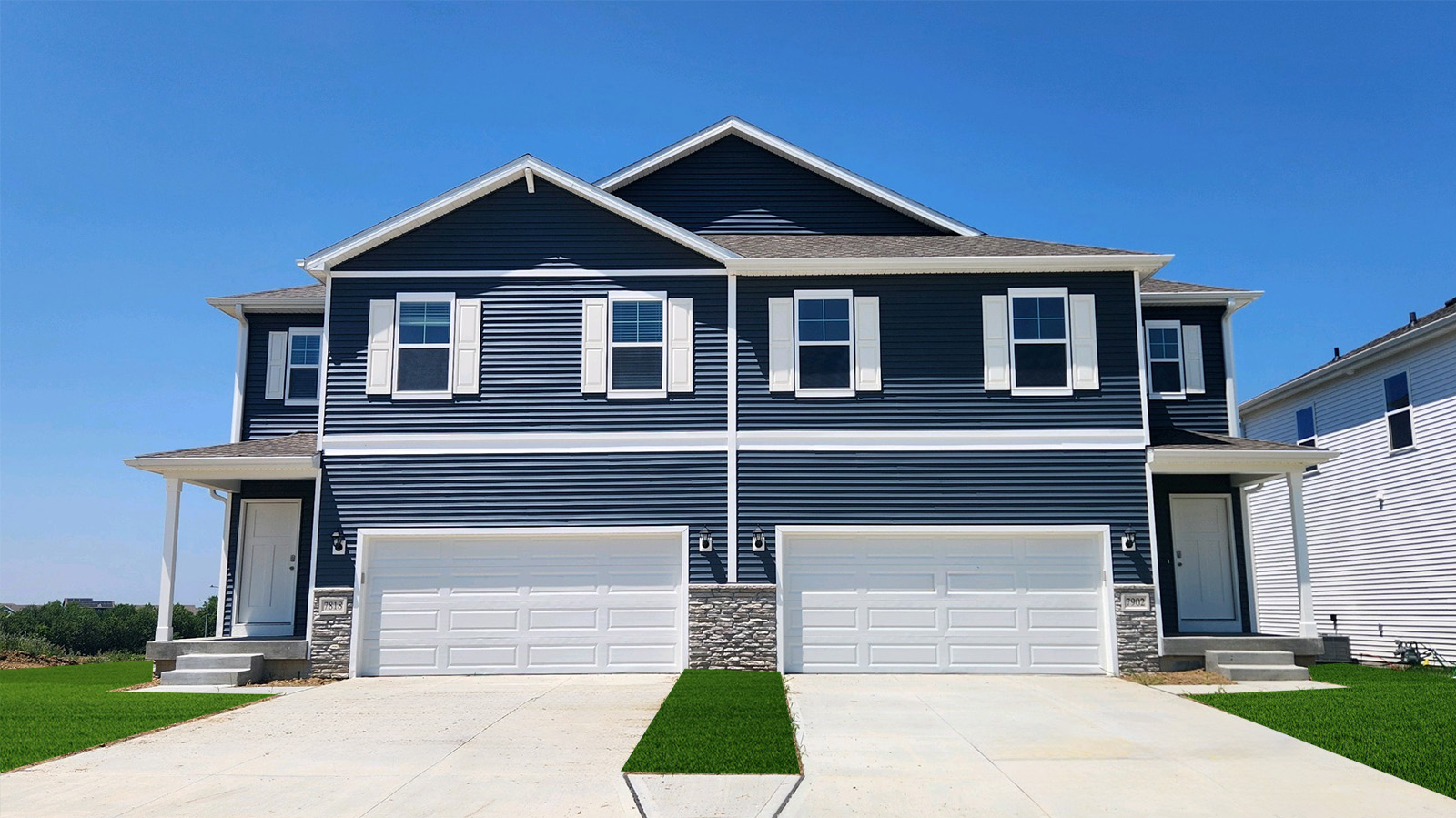 front exterior of emerson twinhome