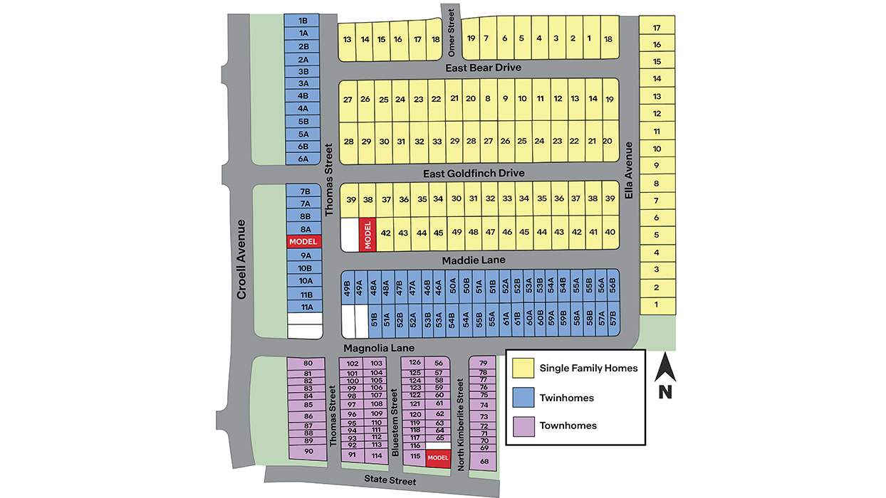 Static Lot Map