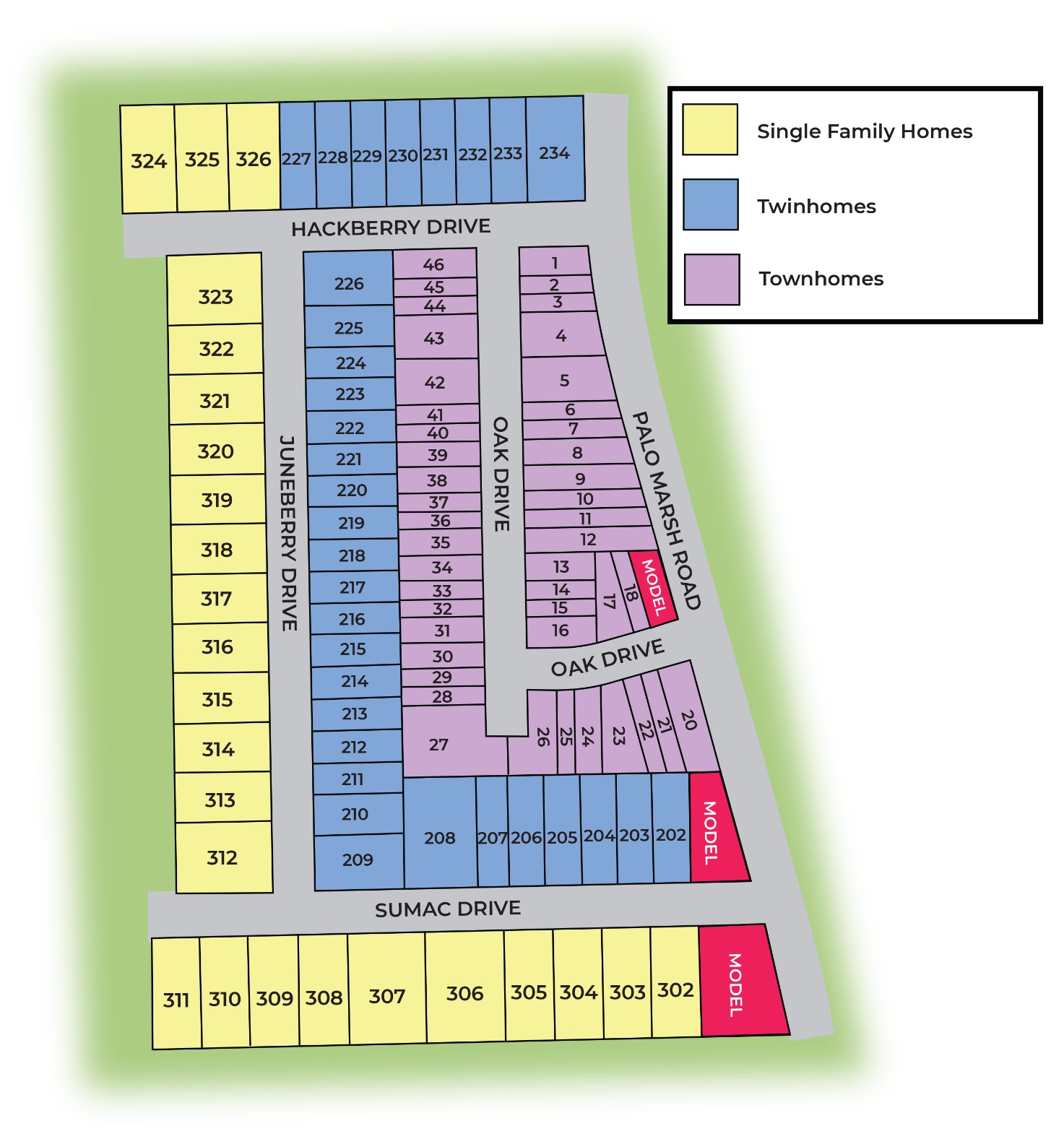 Static Lot Map