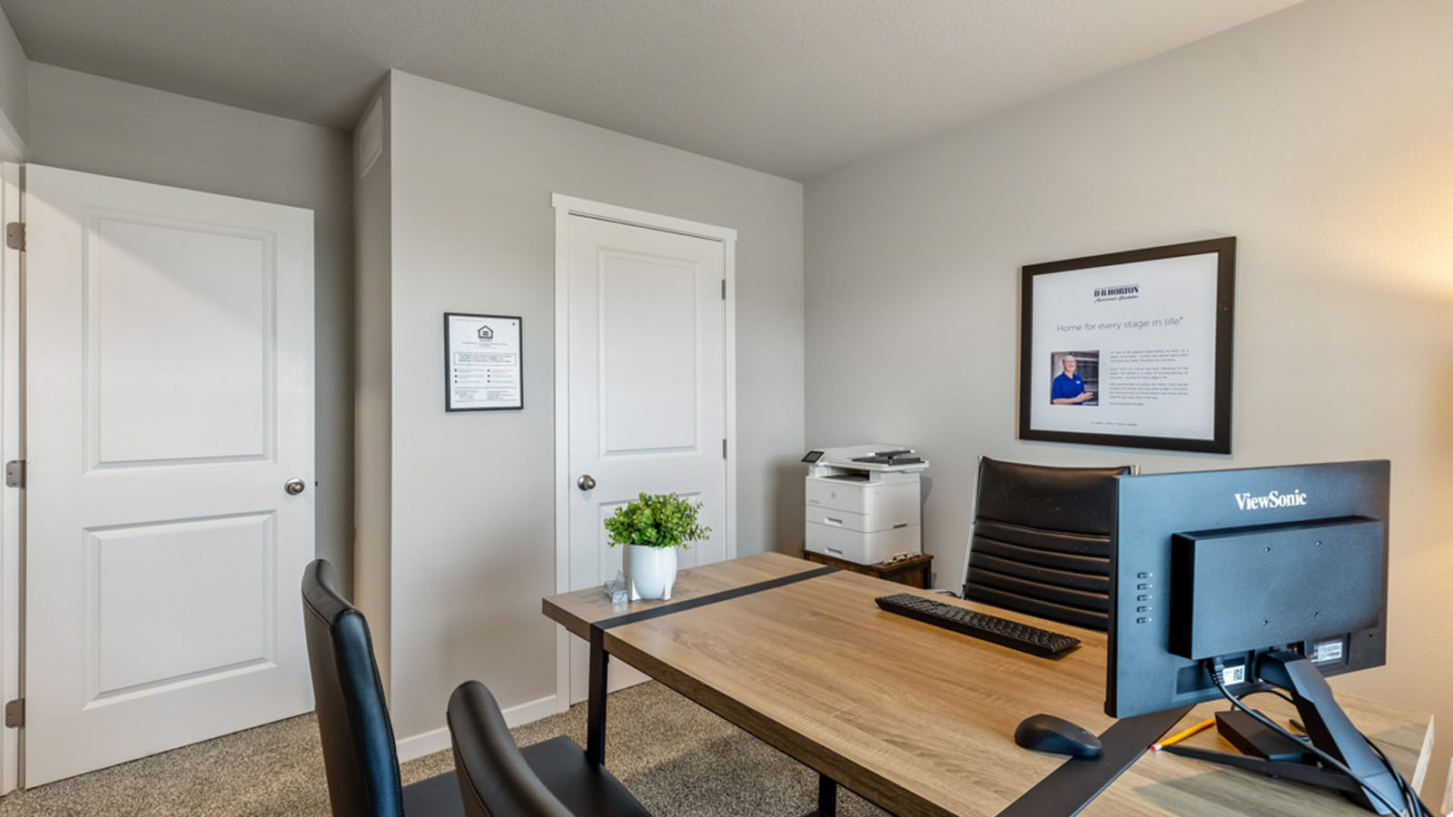 Comfortable secondary bedroom with natural light, modern finishes, and versatile living space.