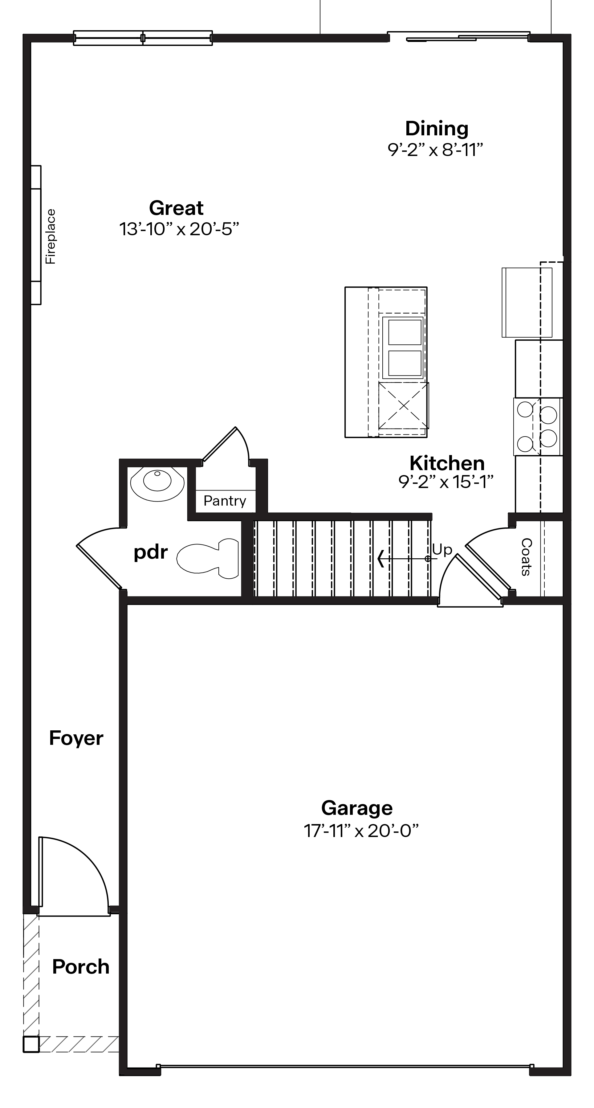 pattison main level floor plan