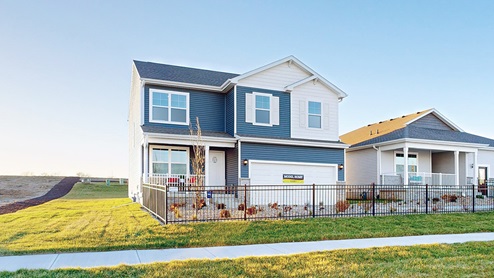 Exterior photo of the Bellhaven model