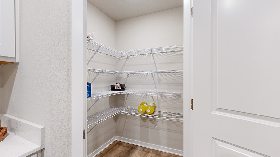 Walk-in pantry in the Hamilton kitchen