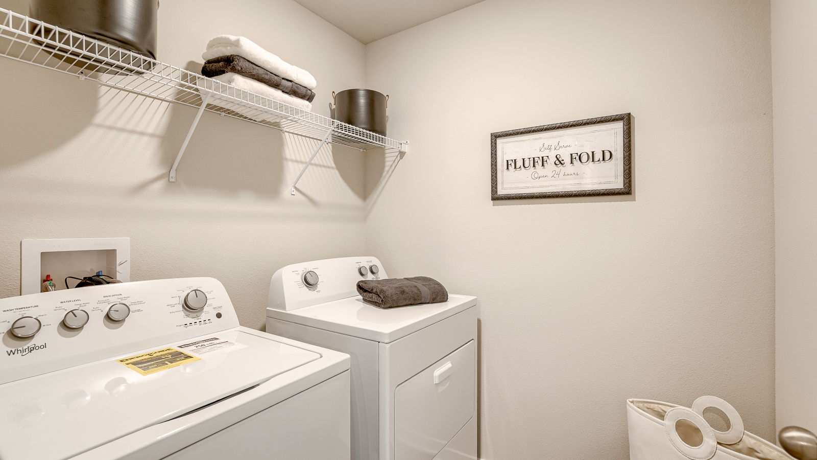 laundry room with washer and dryer in sydney townhome