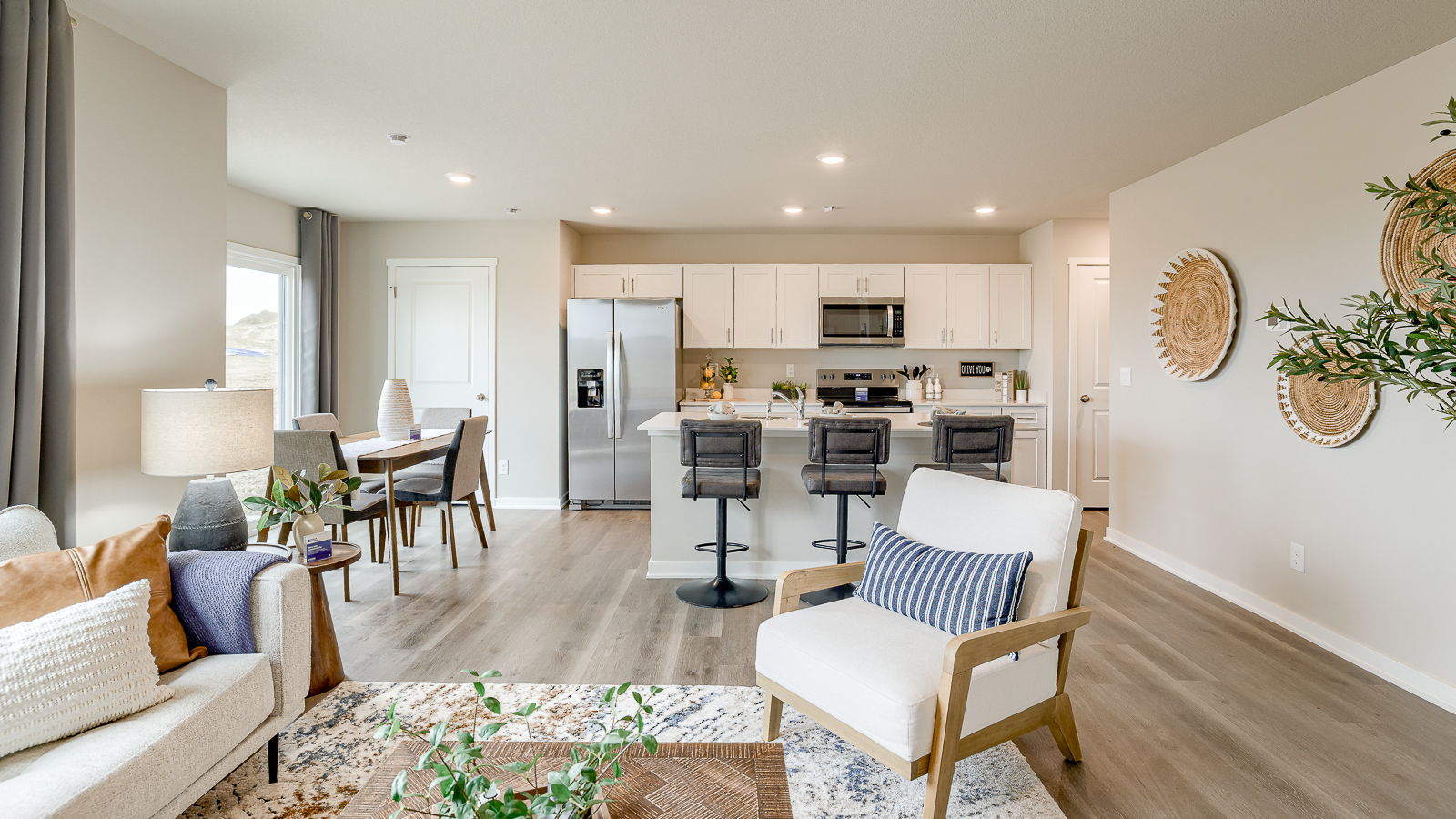 View of the Sydney kitchen from the living room