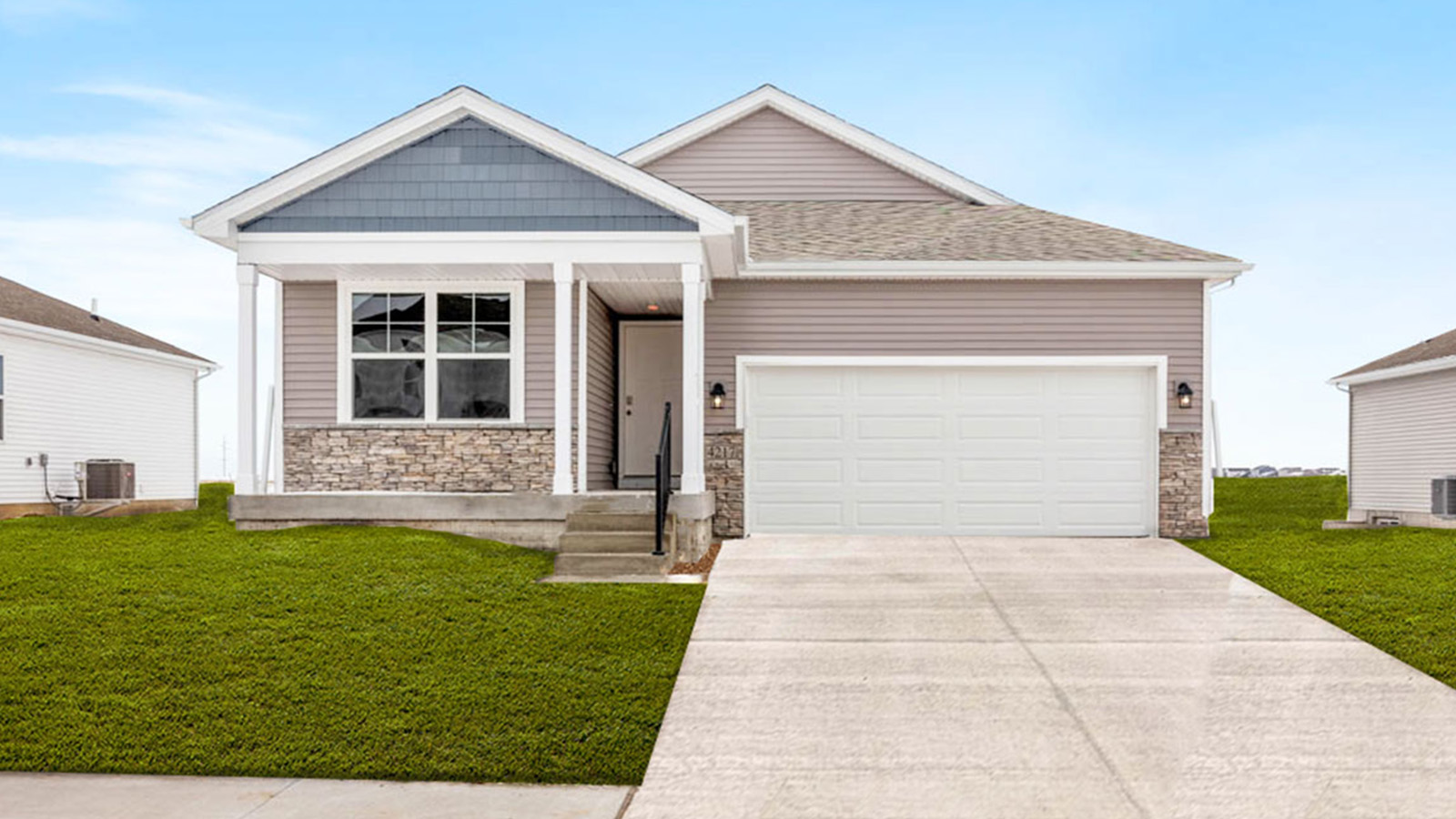 Exterior of abbott home