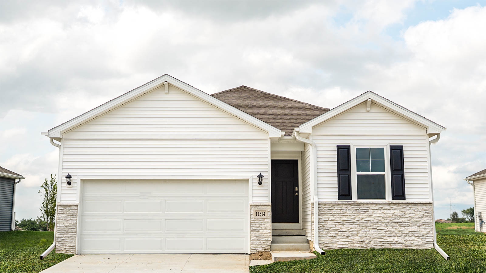 Exterior of abbott home