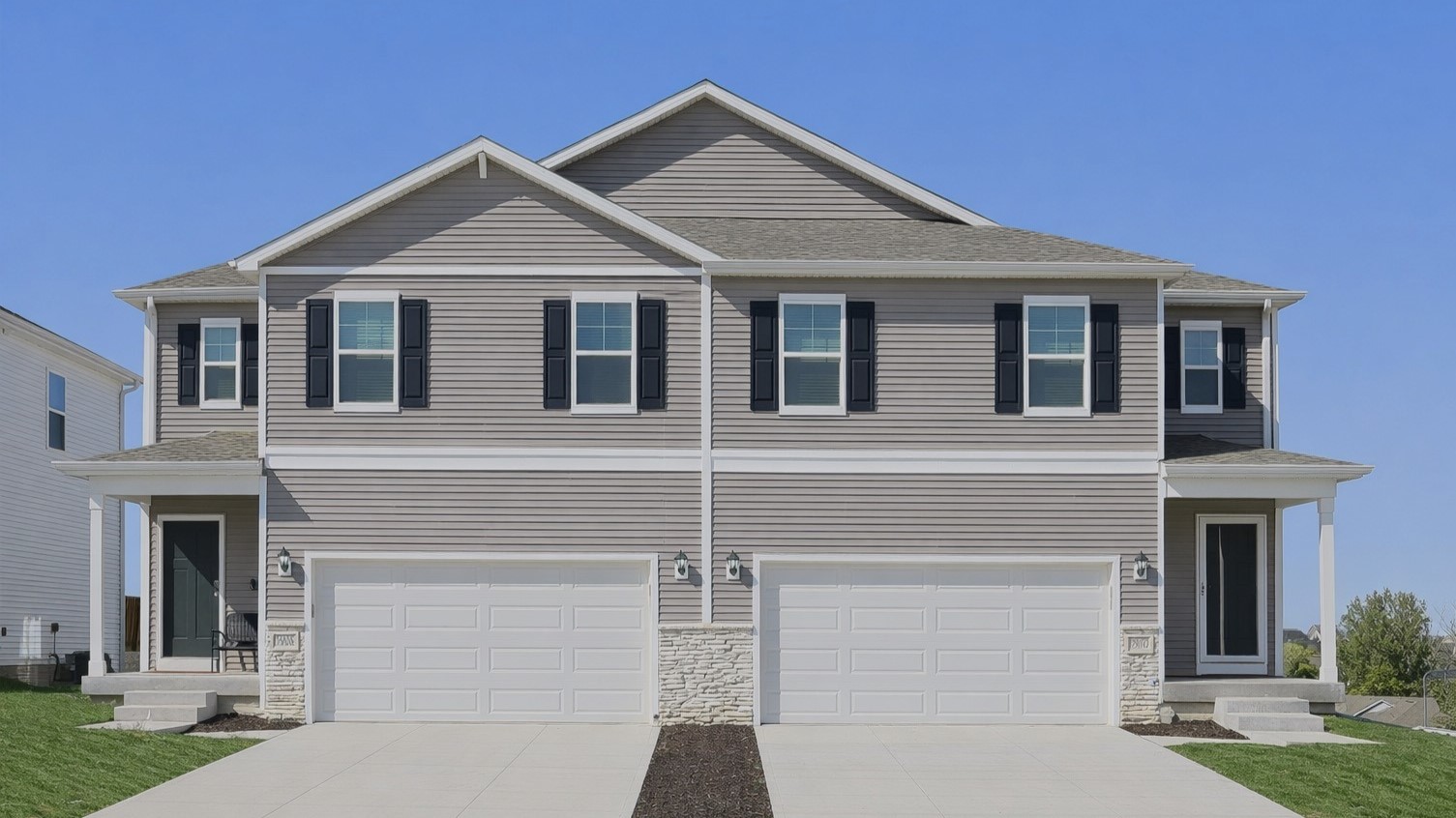 Exterior of twinhome