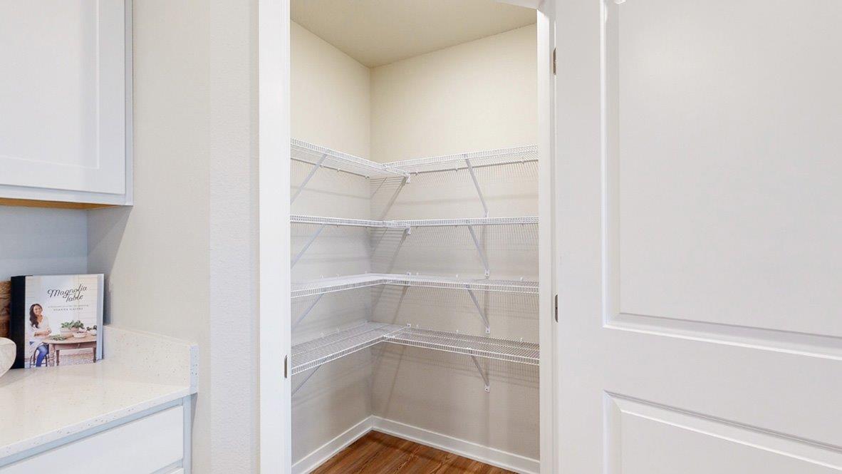 Walk-in pantry in the Hamilton kitchen