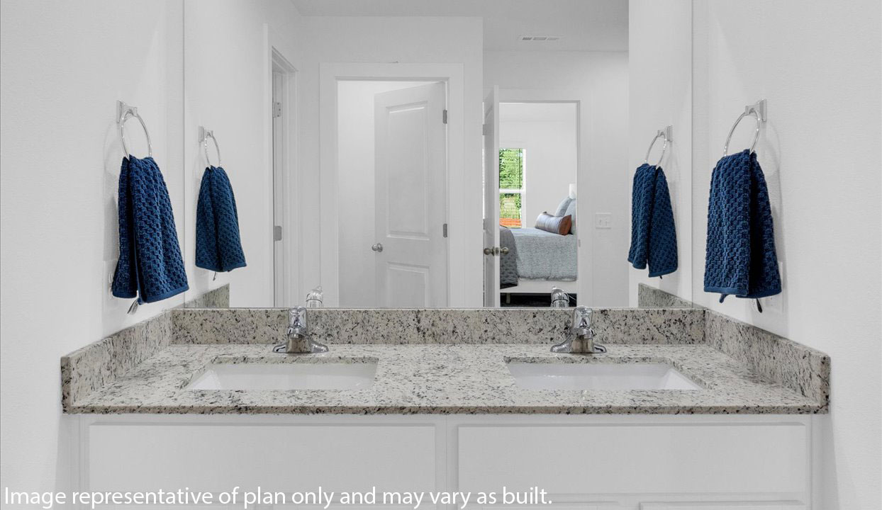 Master bathroom double stink vanity