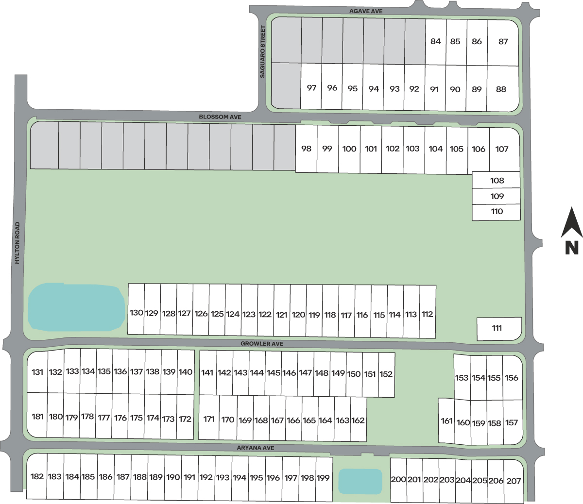 Static Lot Map