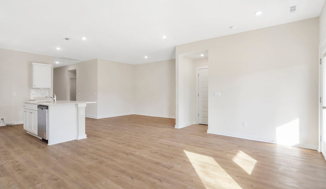 Living, Kitchen, and Dining