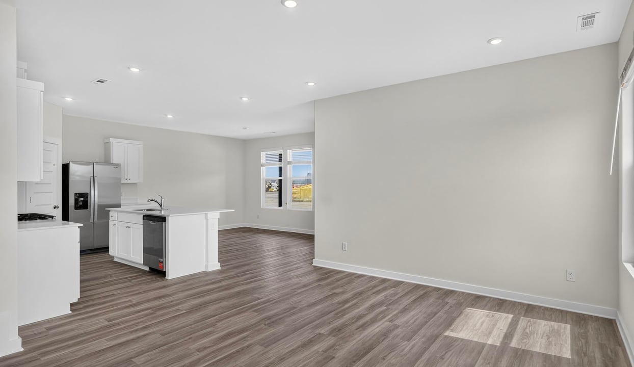 Living, Kitchen, and Dining