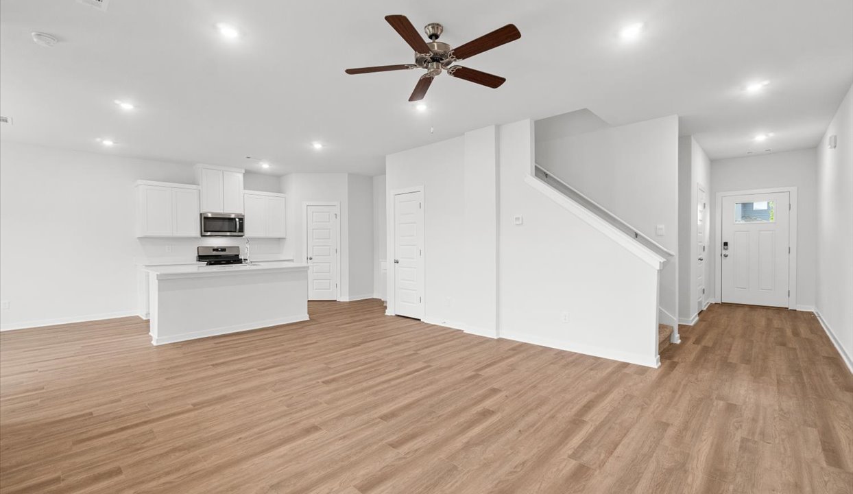 Living, Kitchen, and Entry