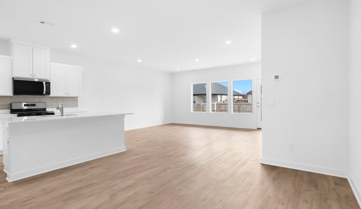Dining, Kitchen and Living