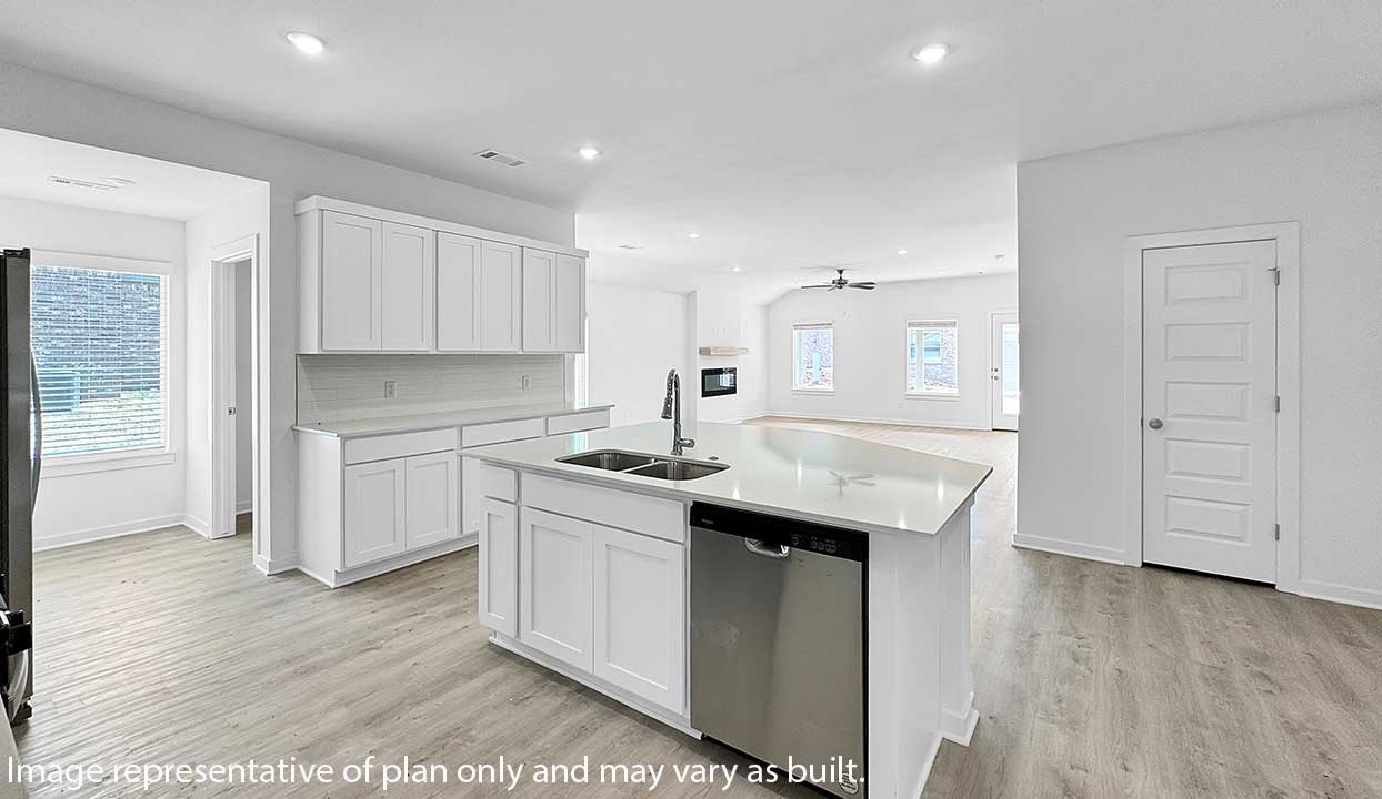 Kitchen Dining and Living