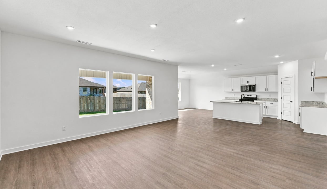 Living, Kitchen, and Dining