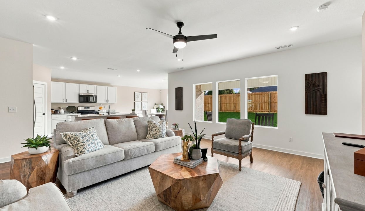 Living, Kitchen