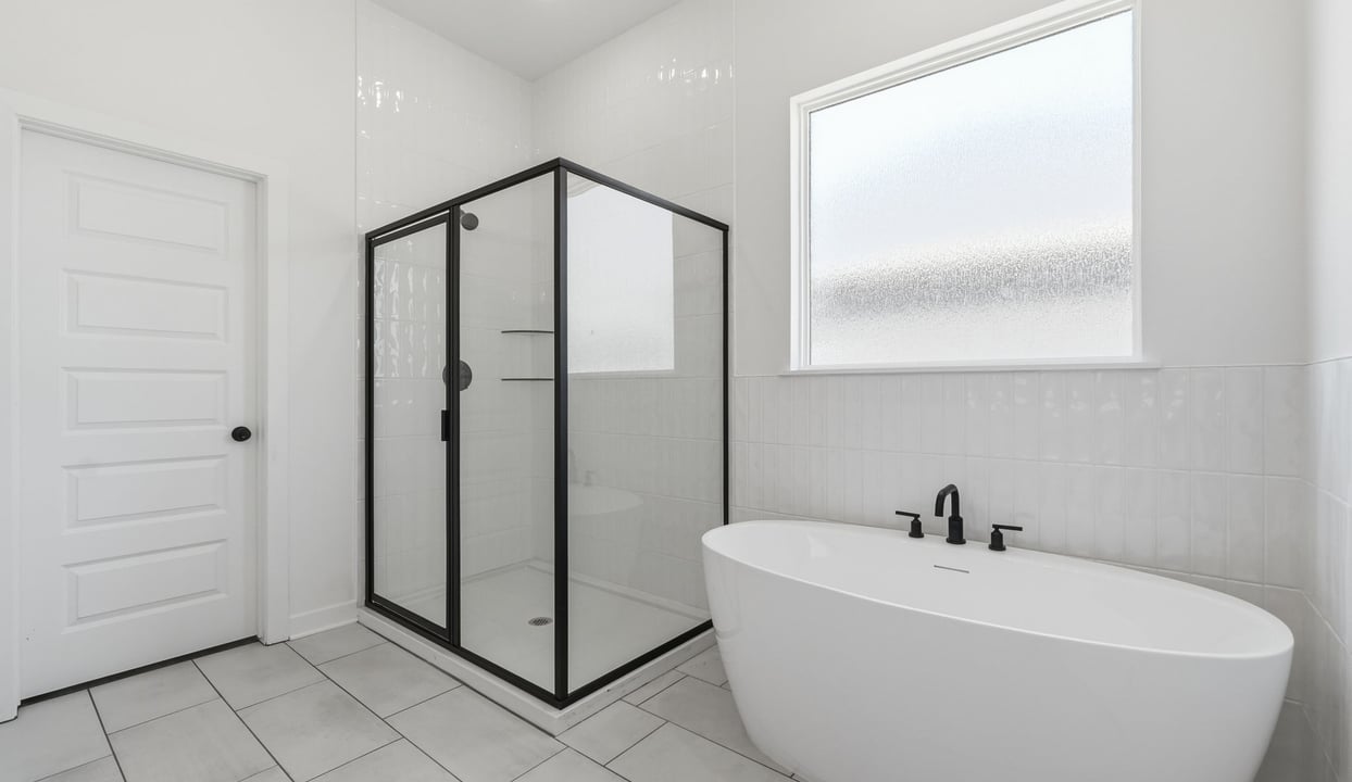 Primary Shower and Tub