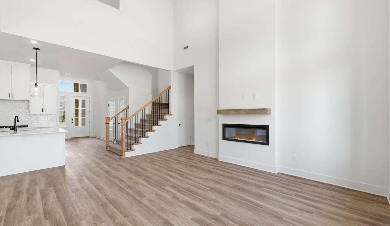 Living and Staircase