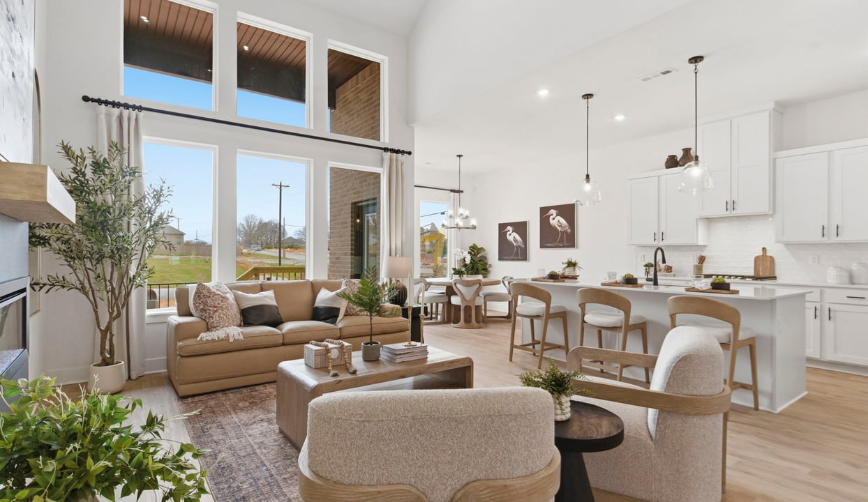 Living, Kitchen, and Dining