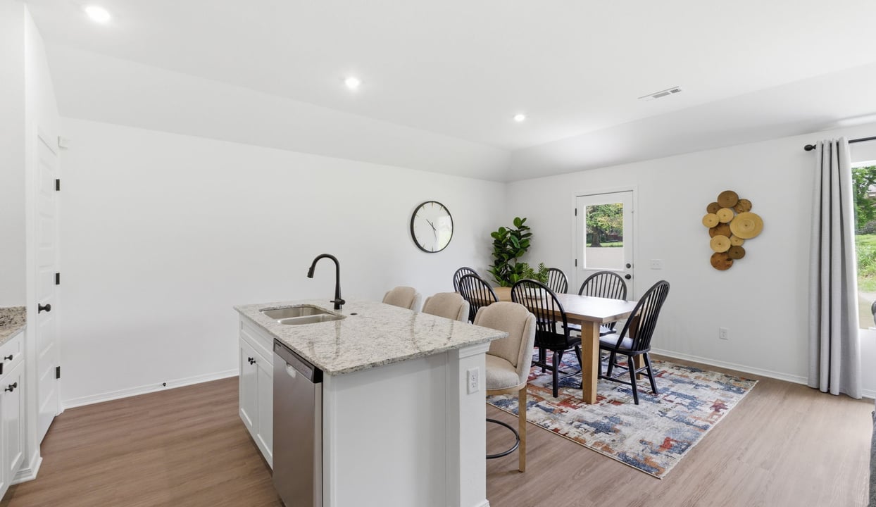 Kitchen Island and Dining
