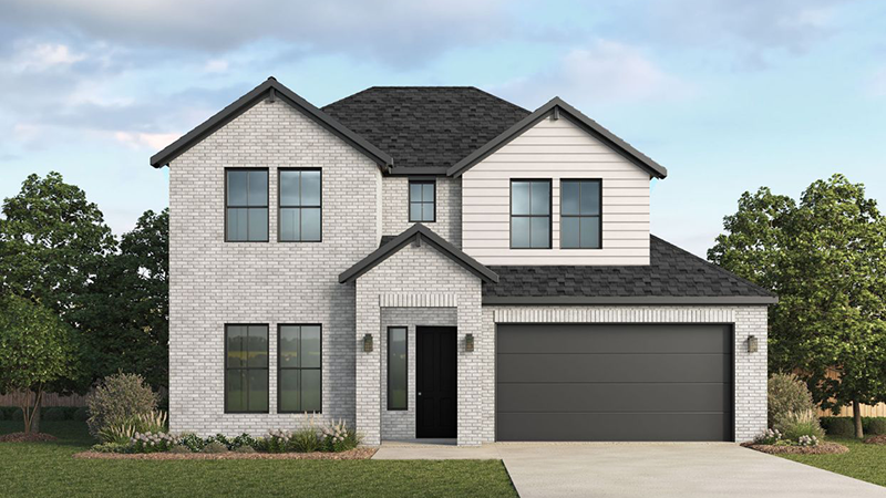 Aurora floorplan elevation W.