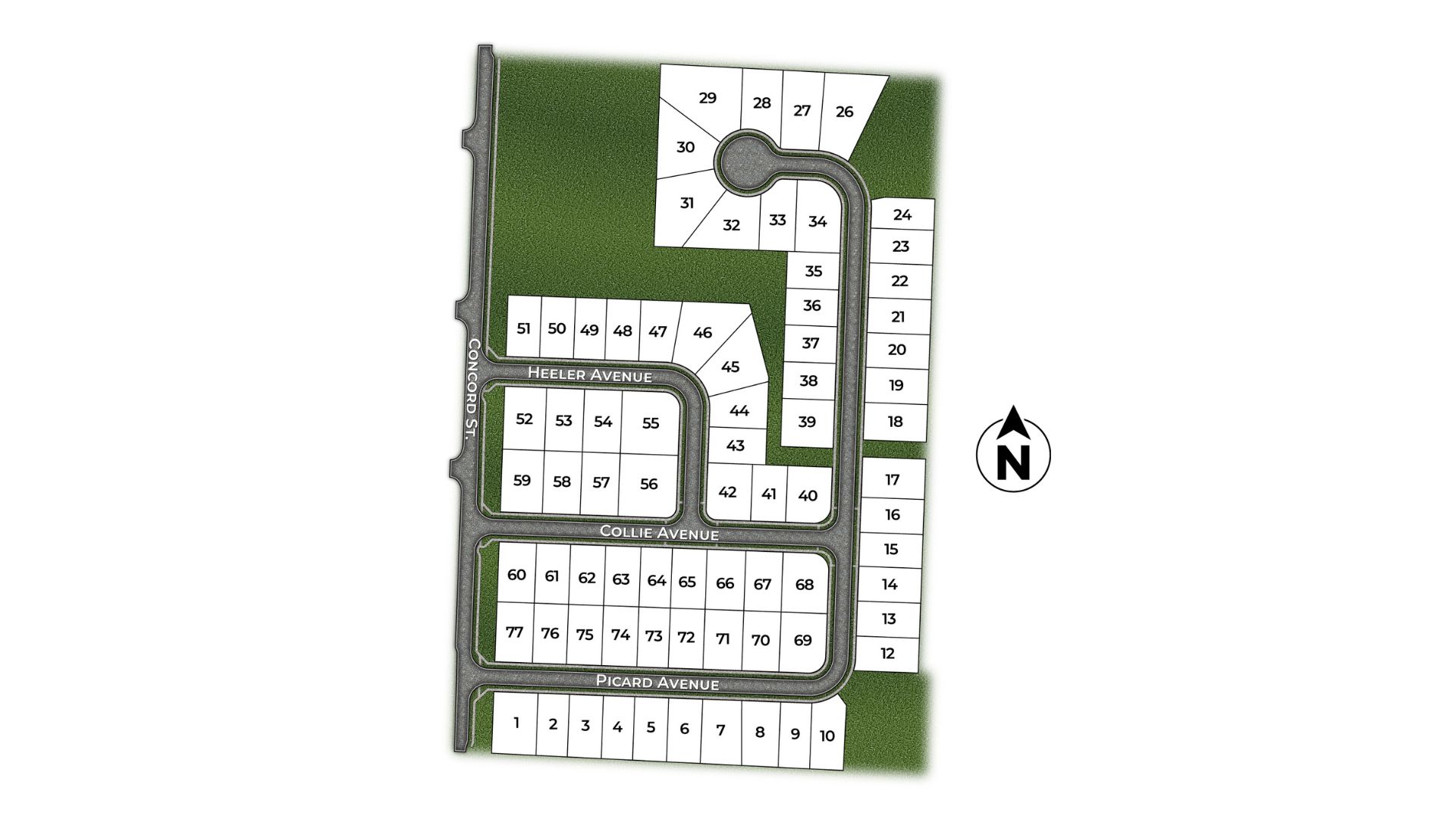 Static Lot Map