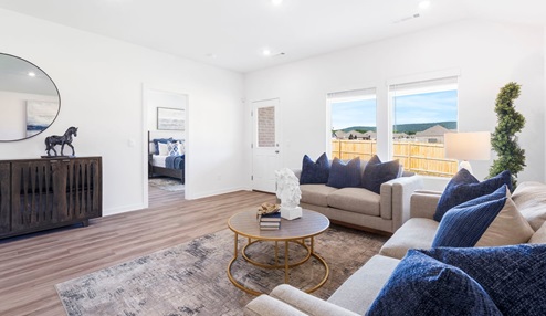 Living Room and Primary Bedroom Door