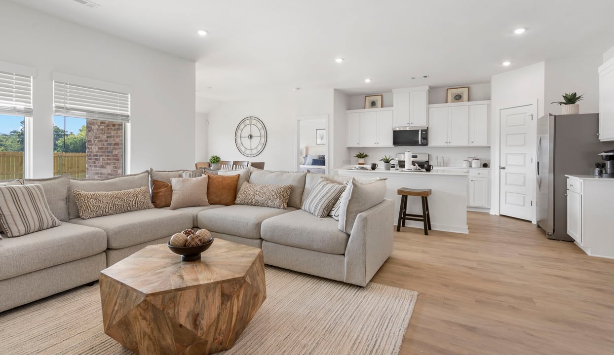 Living, Kitchen, Dining