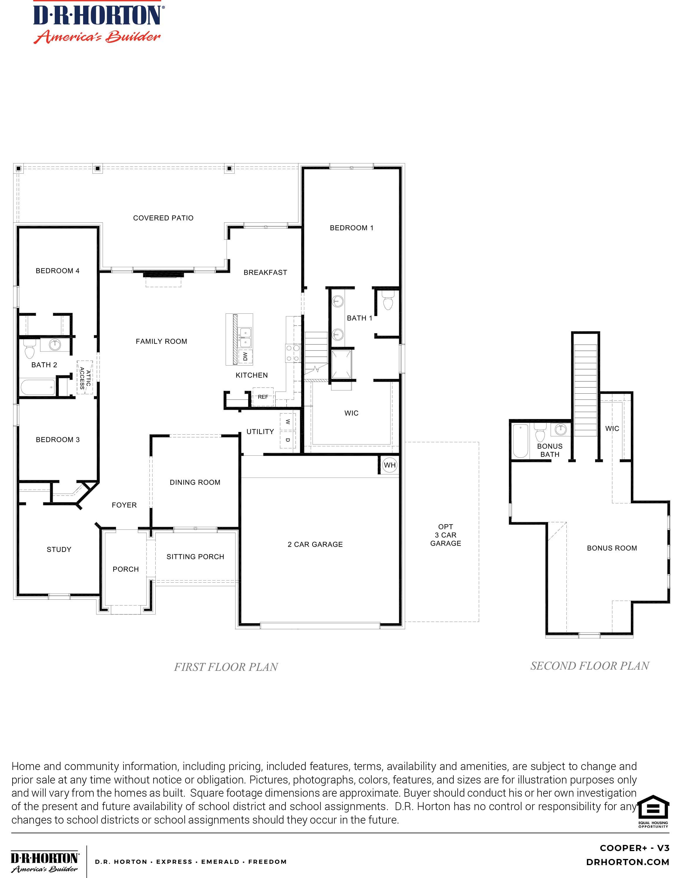 Cooper Bonus Floorplan