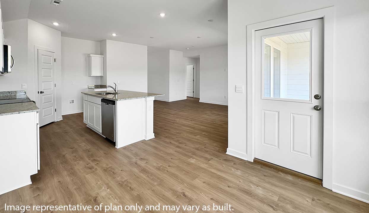 Dining, Kitchen, and Living