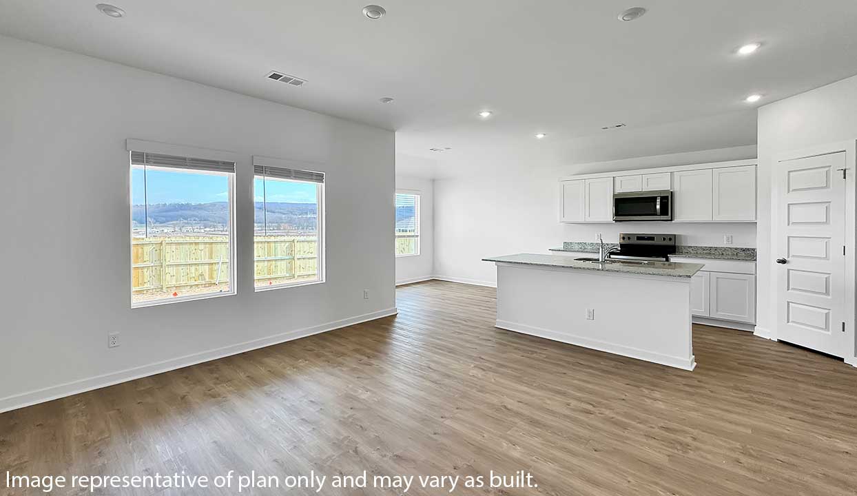 Living, Kitchen, and Dining