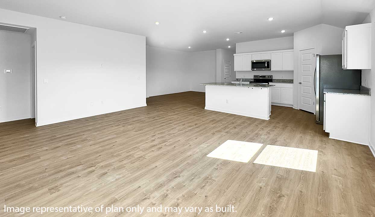 Living, Kitchen, and Dining