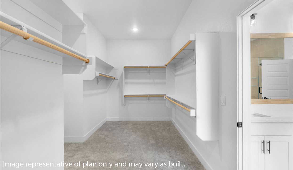 Spacious Primary Closet